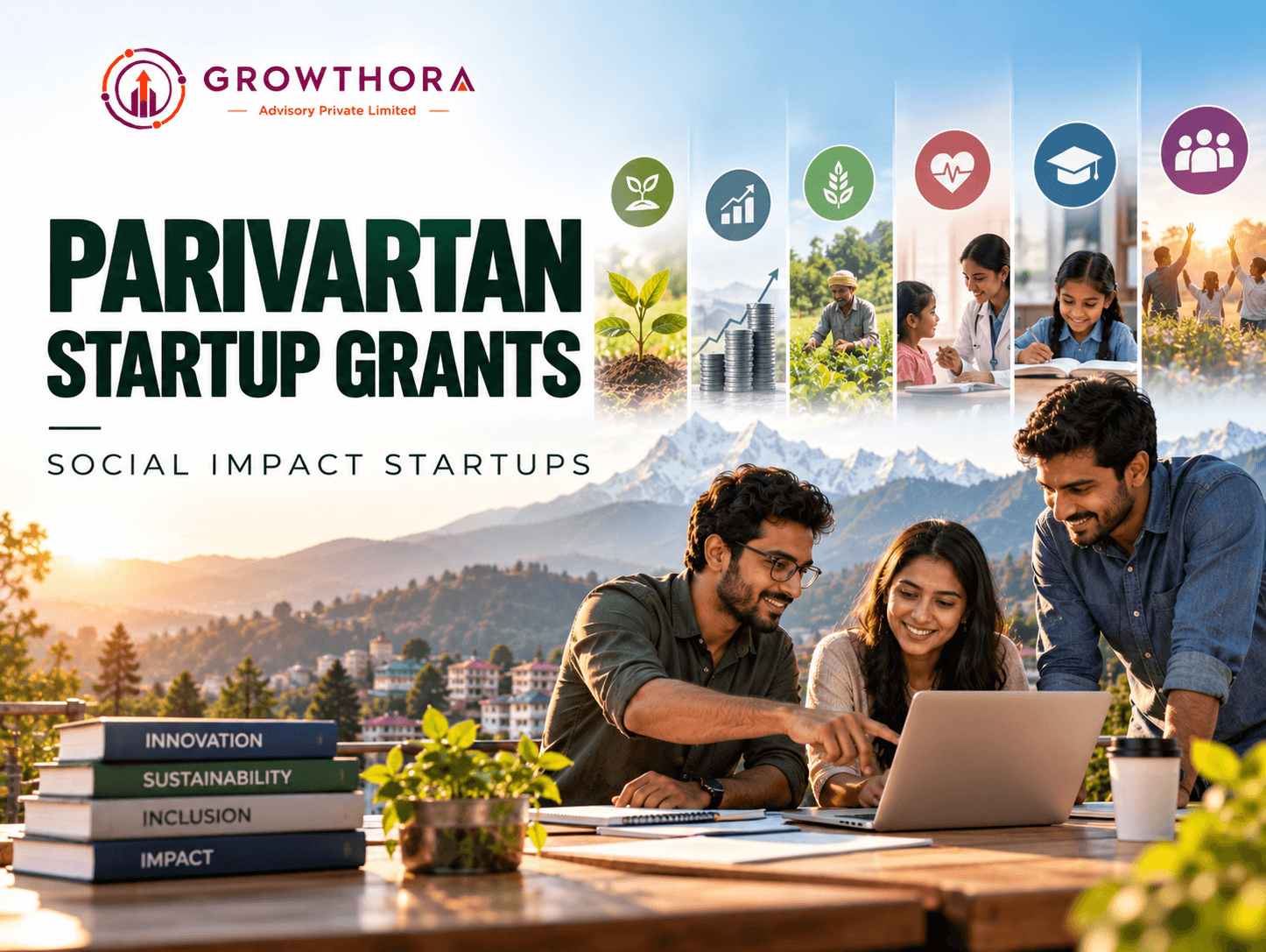 Parivartan Startup Grants by HDFC Bank supporting social impact startups through incubators, grant funding, mentorship and innovation across sectors like climate, healthcare, agriculture and financial inclusion